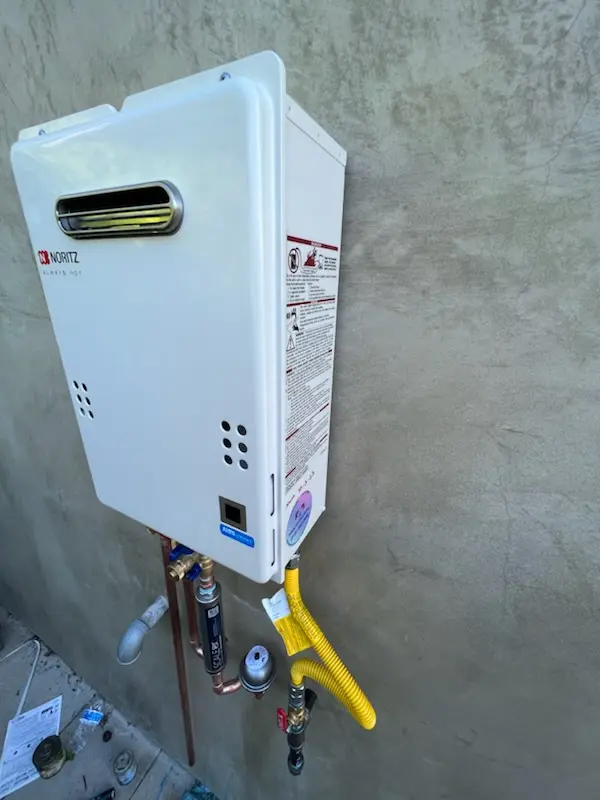 Tankless water heater installation for West Hillsborough homes