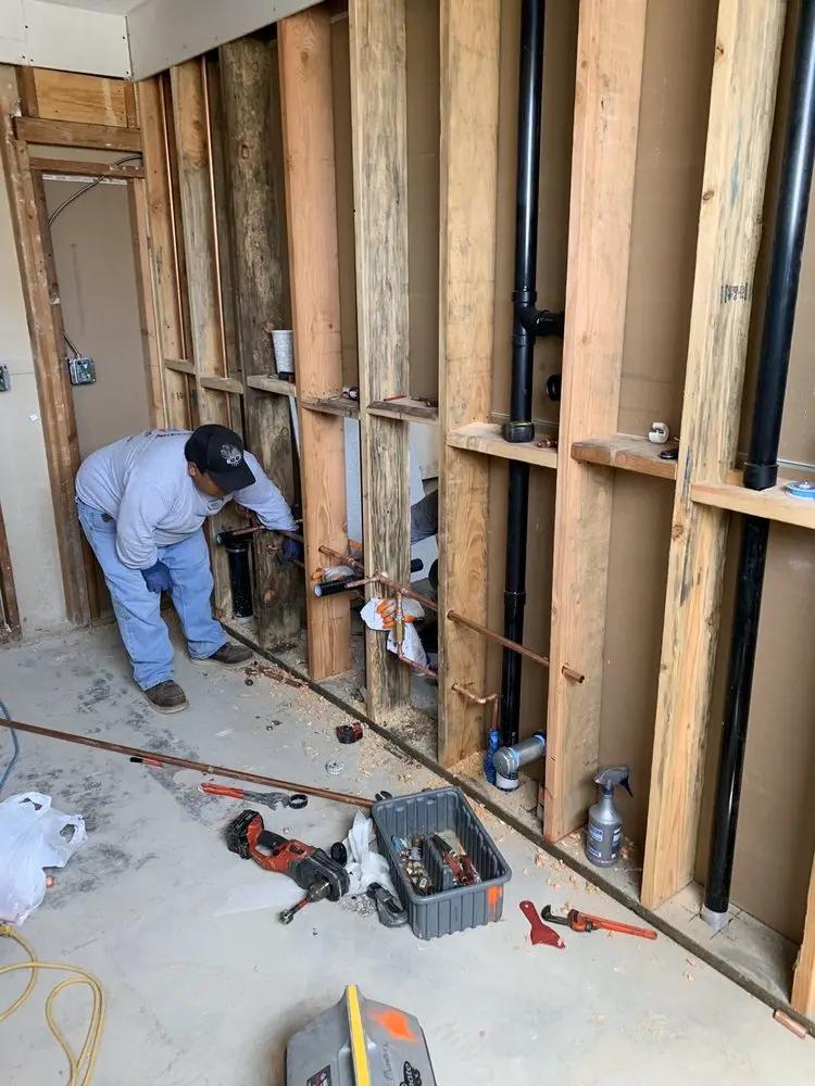 Commercial rough-in plumbing for Commercial Plumbing in West Hillsborough